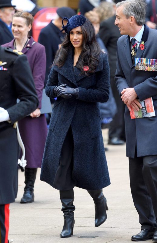 Meghan Markle Rewears a Sentaler Favourite for Field of Remembrance Ceremony