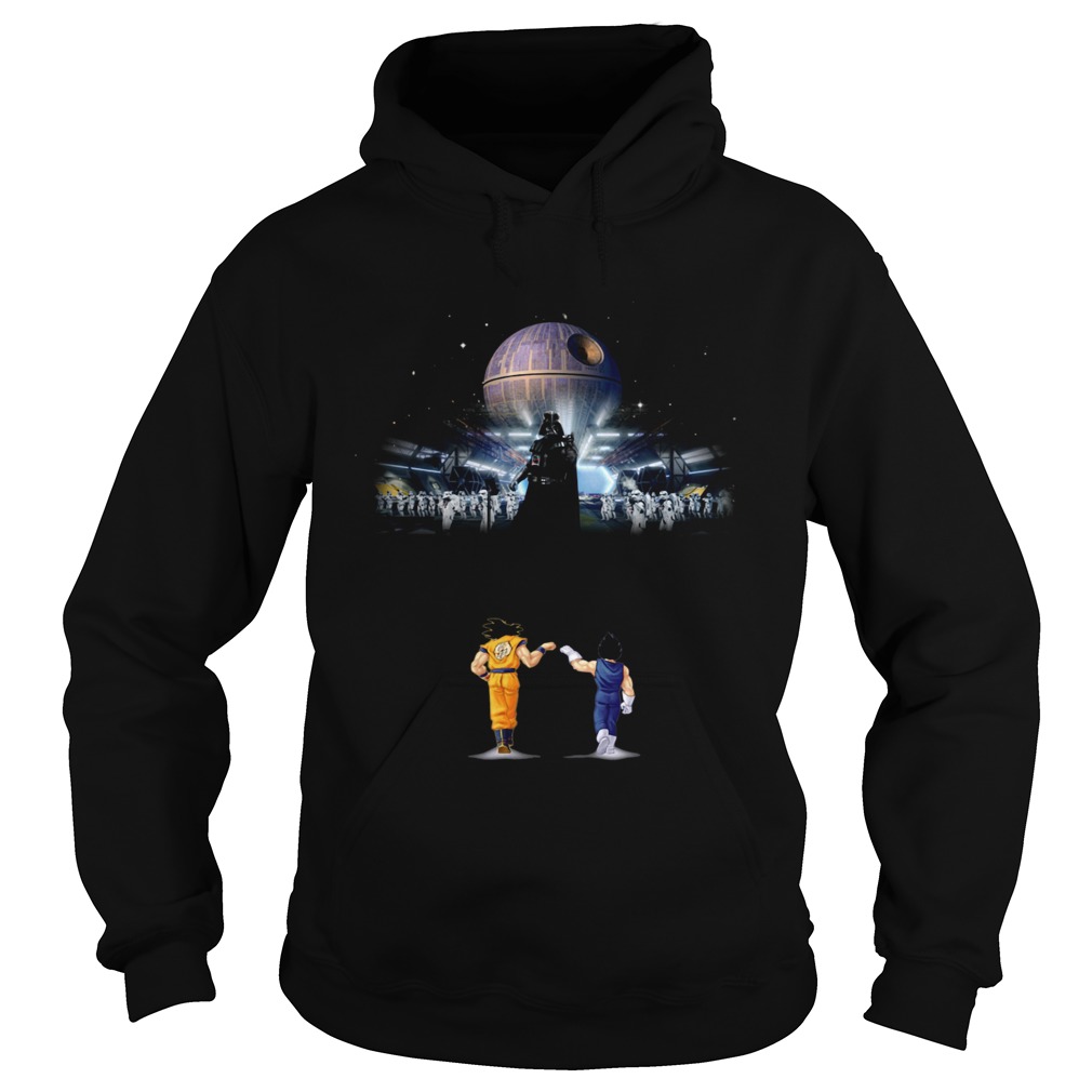 Goku and Vegeta Vs Darth Vader Star Wars Hoodie