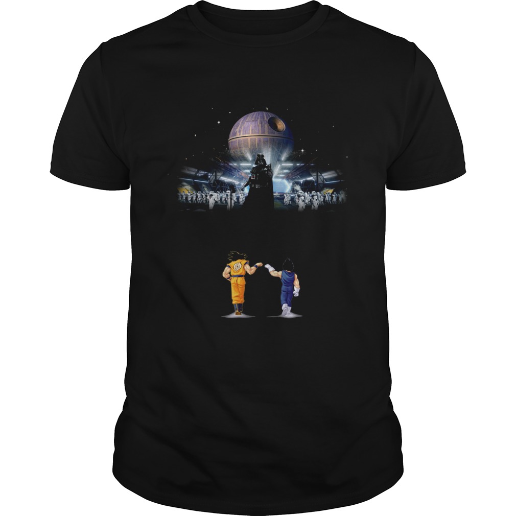 Goku and Vegeta Vs Darth Vader Star Wars shirt