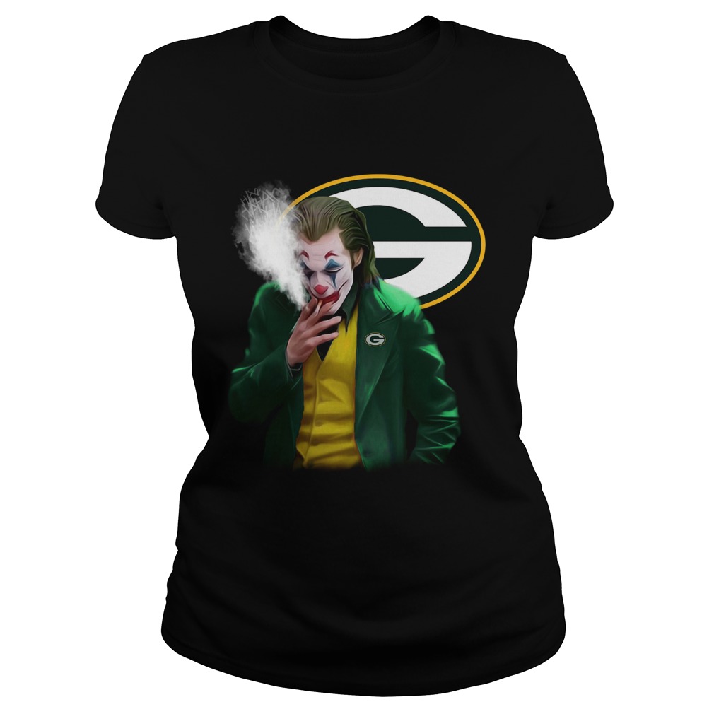 Green Bay Packers Joker smoking Classic Ladies