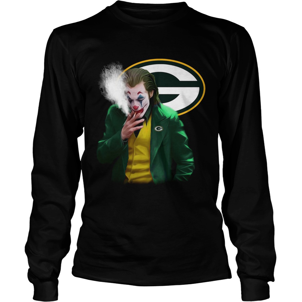Green Bay Packers Joker smoking LongSleeve