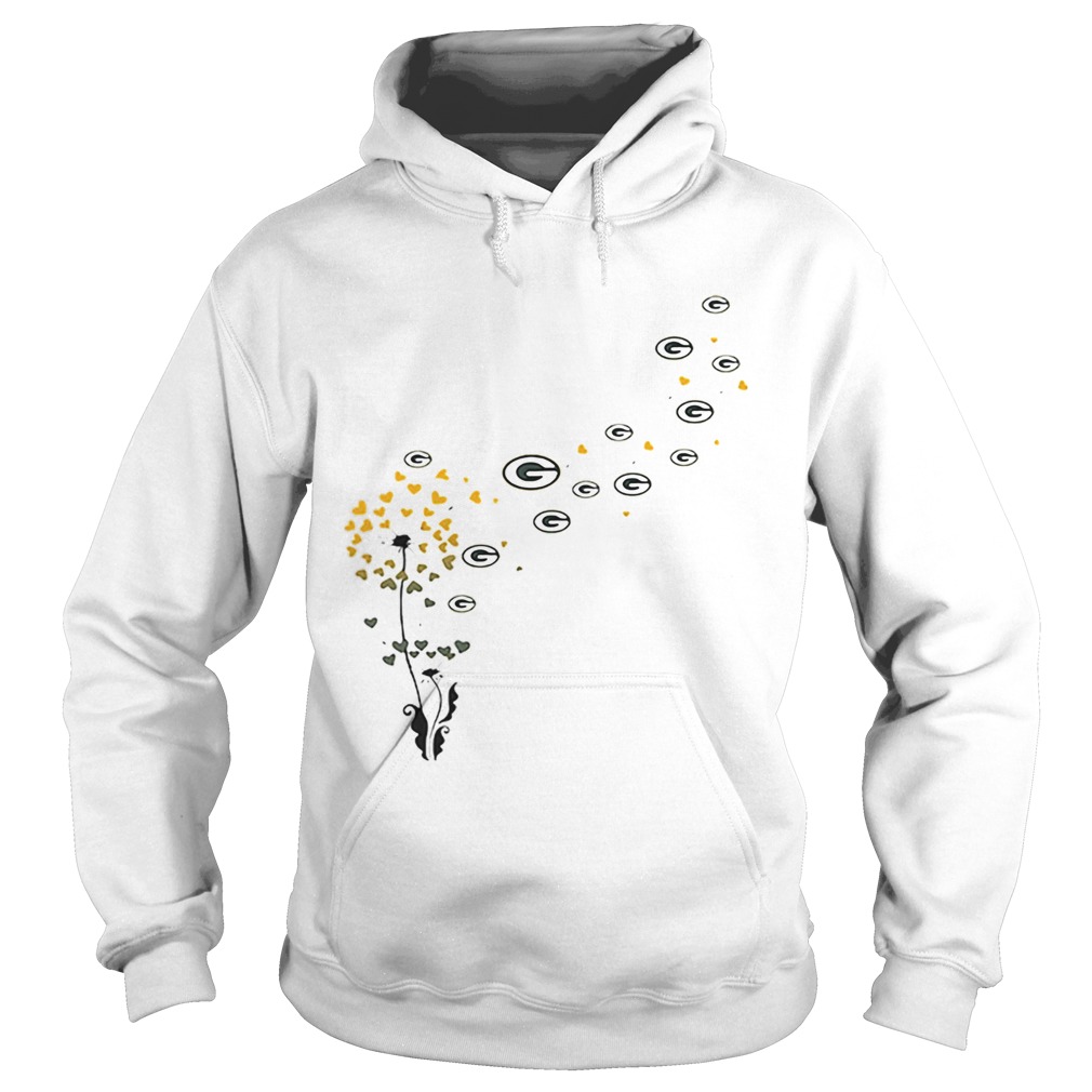 Green Bay Parkers dandelion flower Hoodie