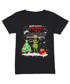 Grinch Drink Up Cheddar’s Scratch Kitchen Christmas  Classic Women's T-shirt