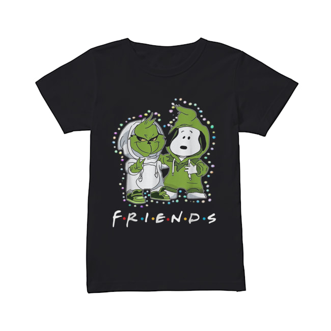 Grinch and Snoopy friends tv show Christmas Classic Women's T-shirt