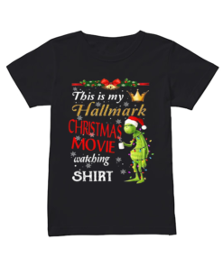 Grinch fairy light this is my hallmark christmas movie watching  Classic Women's T-shirt