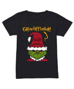 Grinchffindor Harry Potter Grinch Gryffindor Christmas  Classic Women's T-shirt