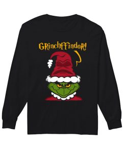 Grinchffindor Harry Potter Grinch Gryffindor Christmas  Long Sleeved T-shirt 