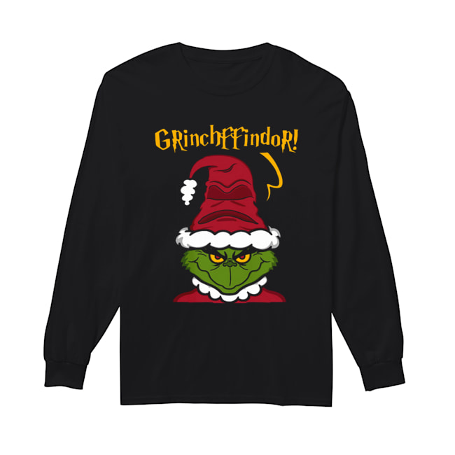 Grinchffindor Harry Potter Grinch Gryffindor Christmas Long Sleeved T-shirt 
