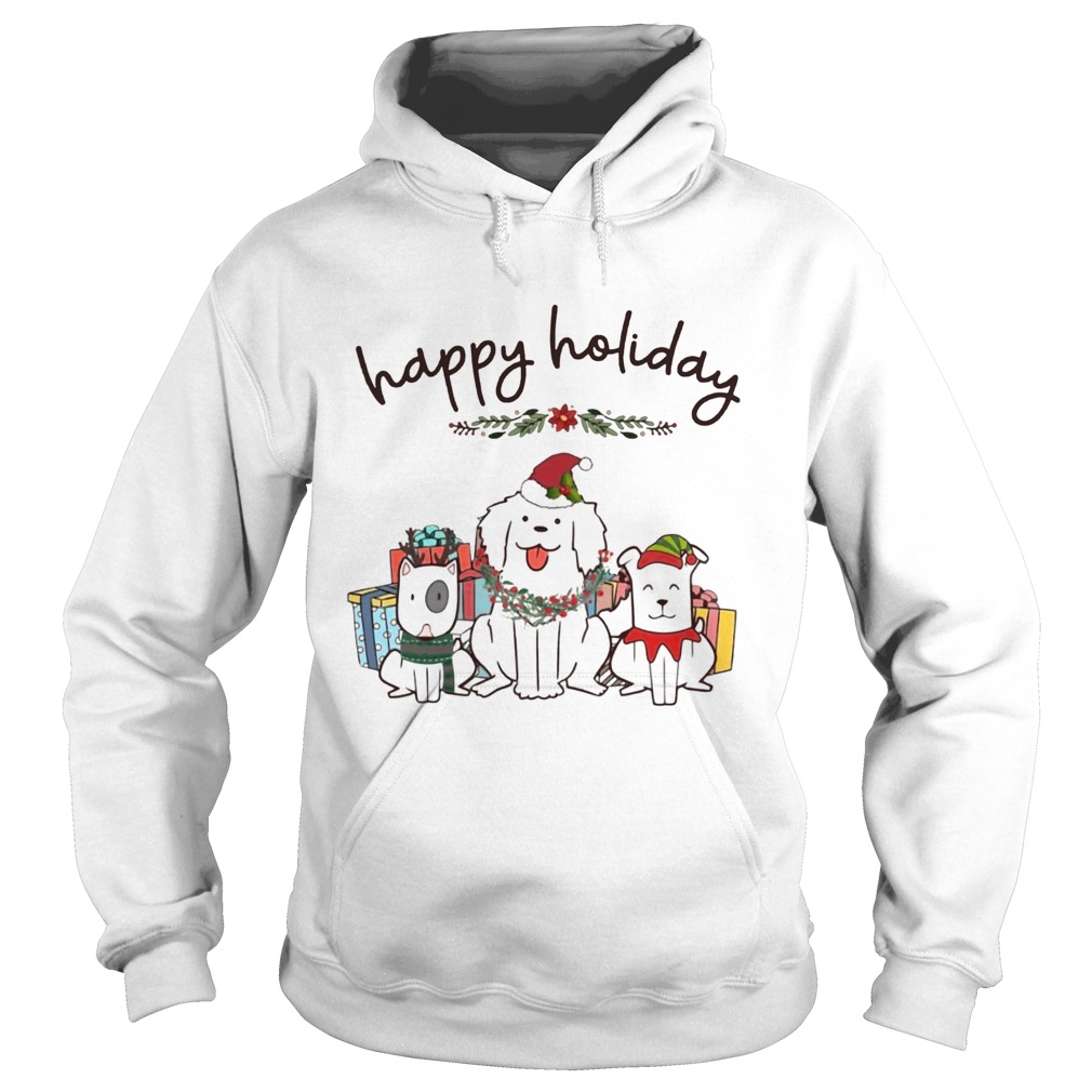Happy Holliday Dogs Christmas Hoodie