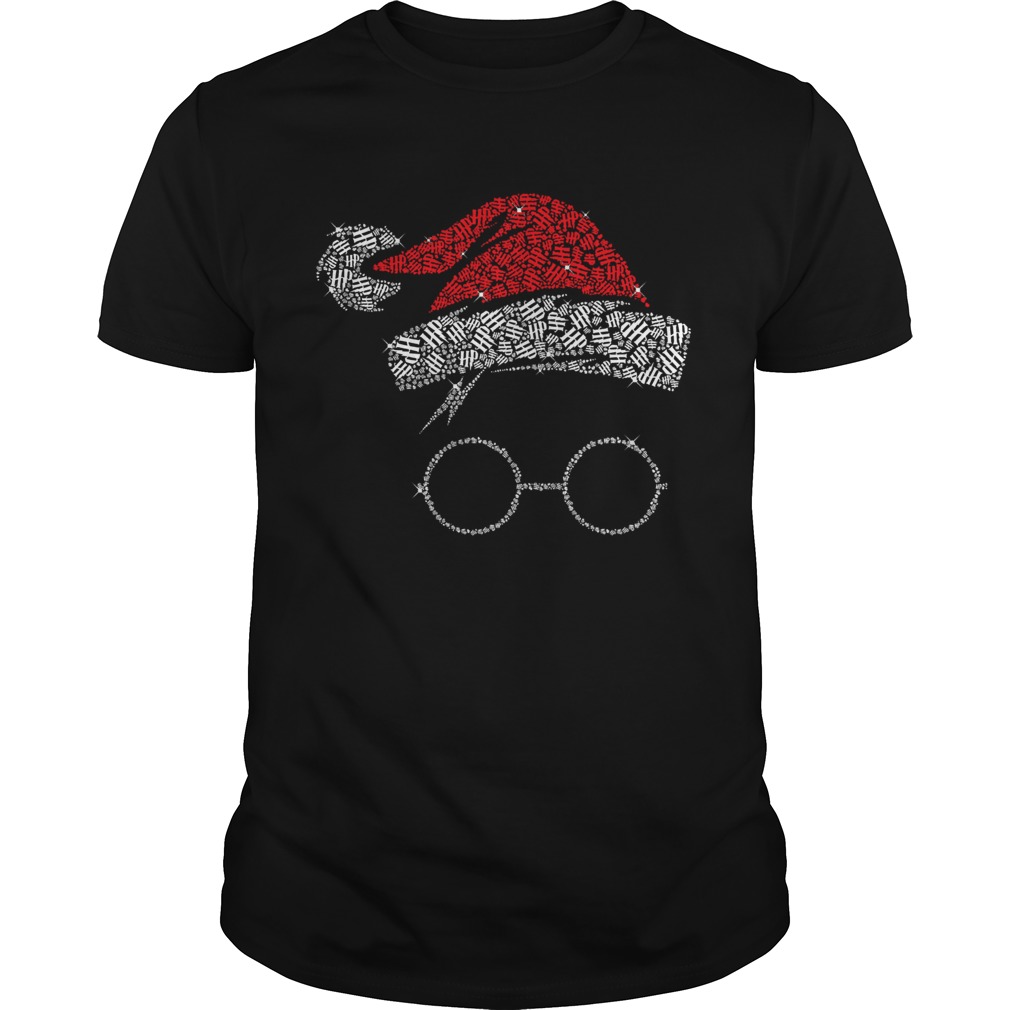 Harry Potter Santa Hat And Glass Christmas shirt