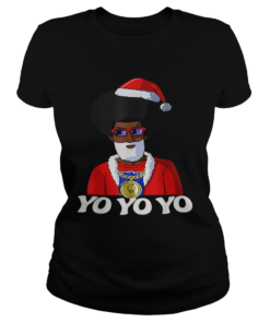 Hip Hop Santa Claus Gangster Funny Christmas  Classic Ladies