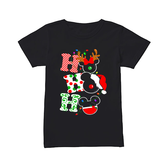 Ho ho ho Merry Christmas Disney Mickey Classic Women's T-shirt