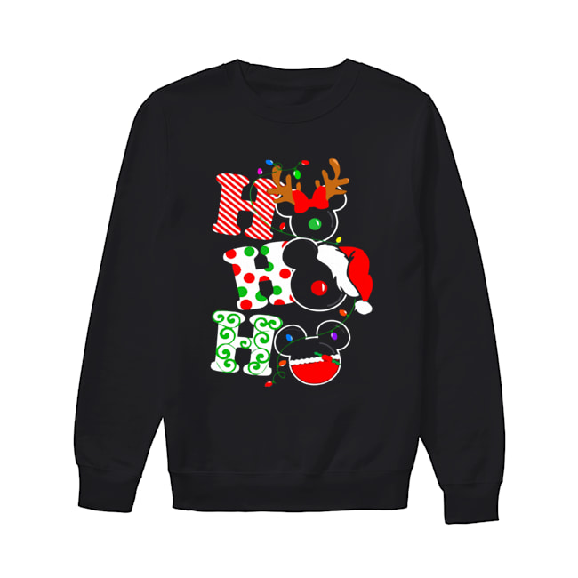 Ho ho ho Merry Christmas Disney Mickey Unisex Sweatshirt