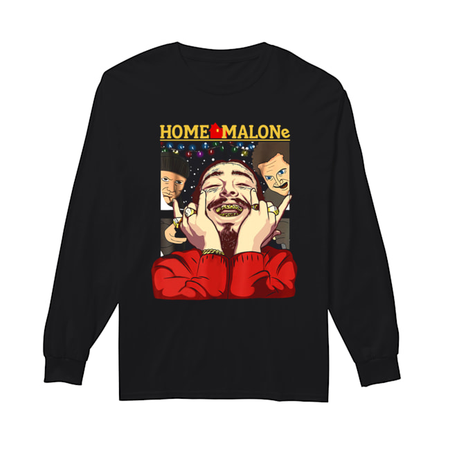 Home Malone Post Malone Christmas Long Sleeved T-shirt 