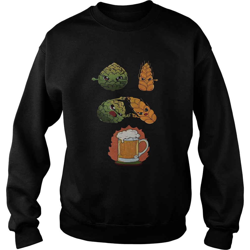 Hop And Malt Fusion To Beer Sweatshirt