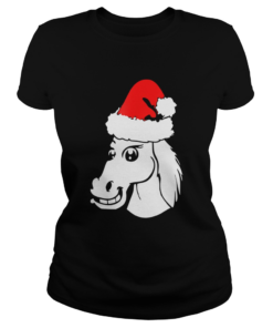 Horse Christmas Santa Hat  Classic Ladies