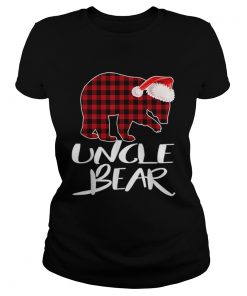 Hot Uncle BEAR Red Plaid Christmas Pajama Matching Family Gift  Classic Ladies