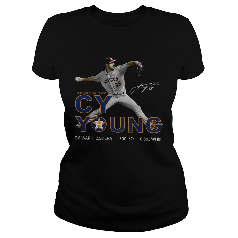 Houston Astros Cy Young 2019 American League Signature Classic Ladies