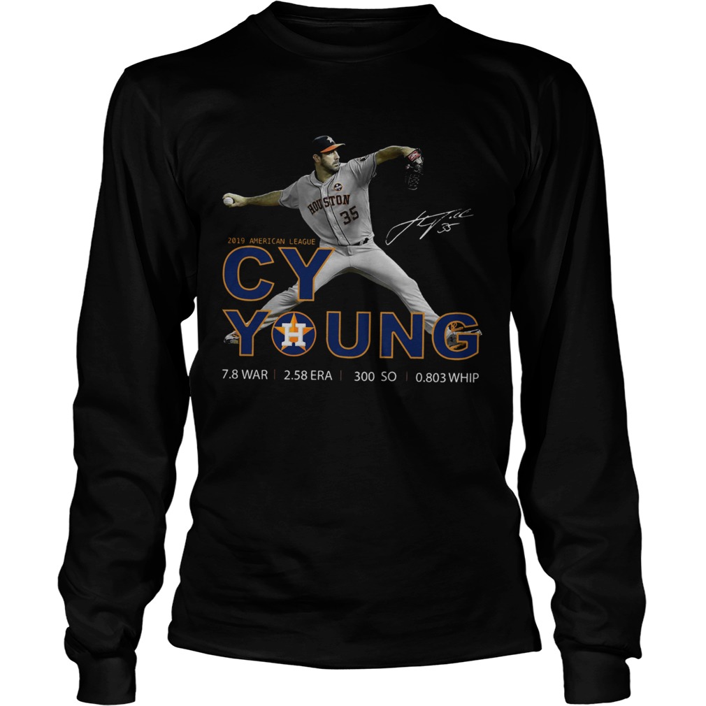 Houston Astros Cy Young 2019 American League Signature LongSleeve