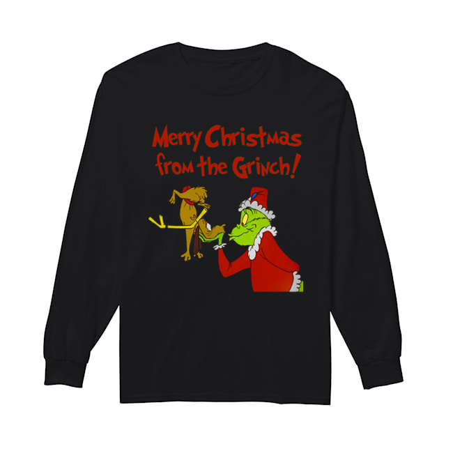 How The Grinch Stole Christmas Classic Cartoon Graphic Long Sleeved T-shirt 