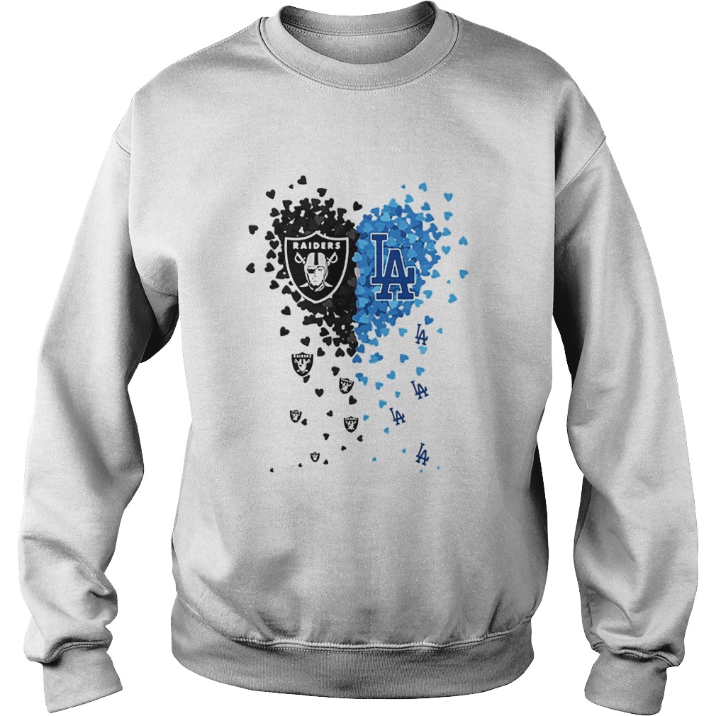 I love Oakland Raiders Los Angeles Dodgers Sweatshirt