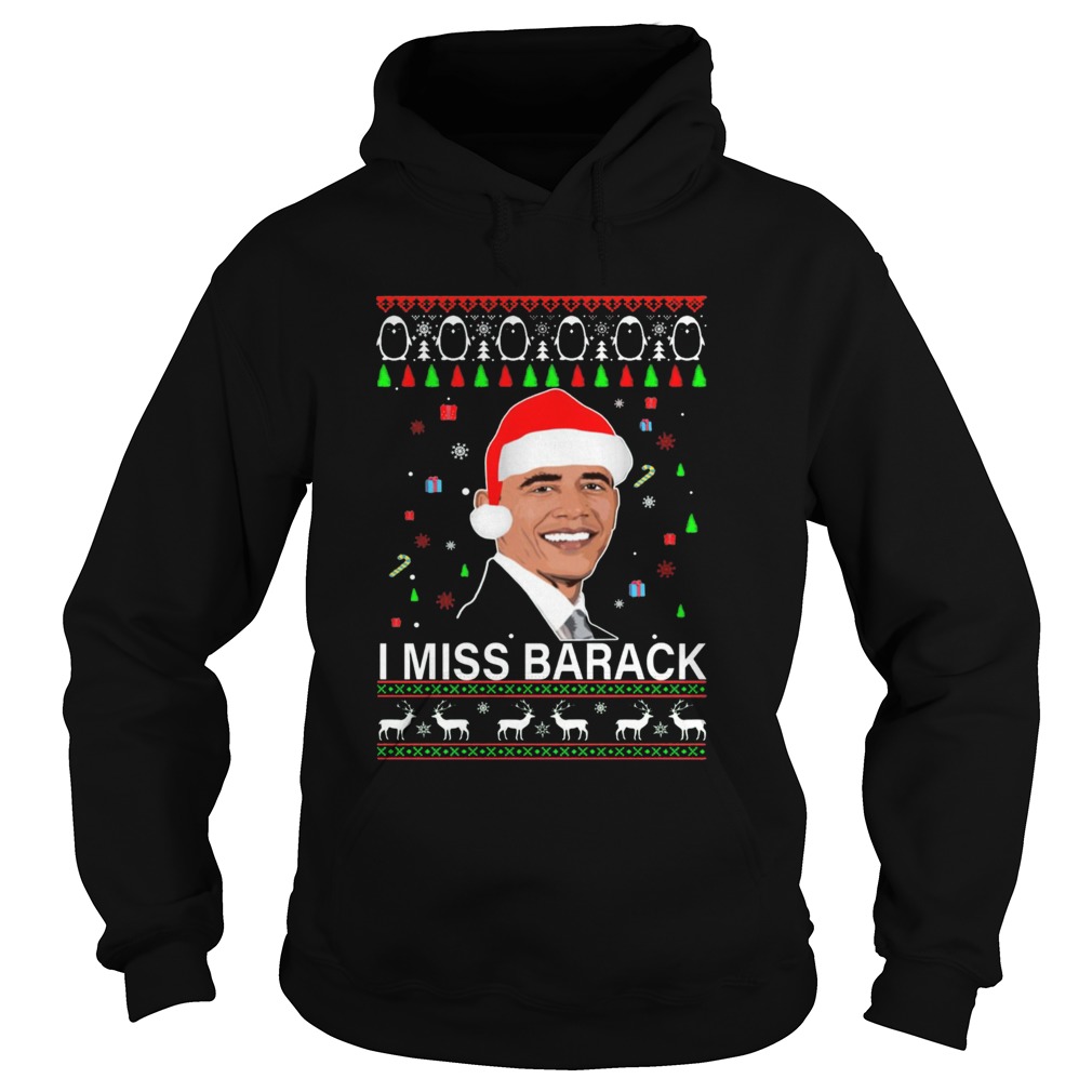I miss Barack Obama Ugly Christmas Hoodie