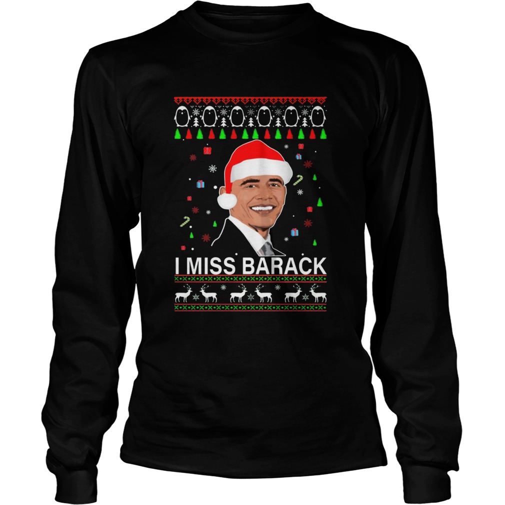 I miss Barack Obama Ugly Christmas LongSleeve