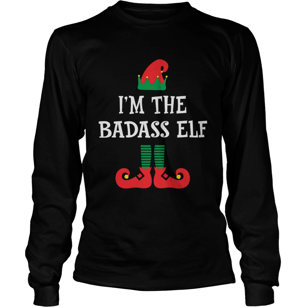 Im The Badass Elf Matching Family Group Christmas LongSleeve