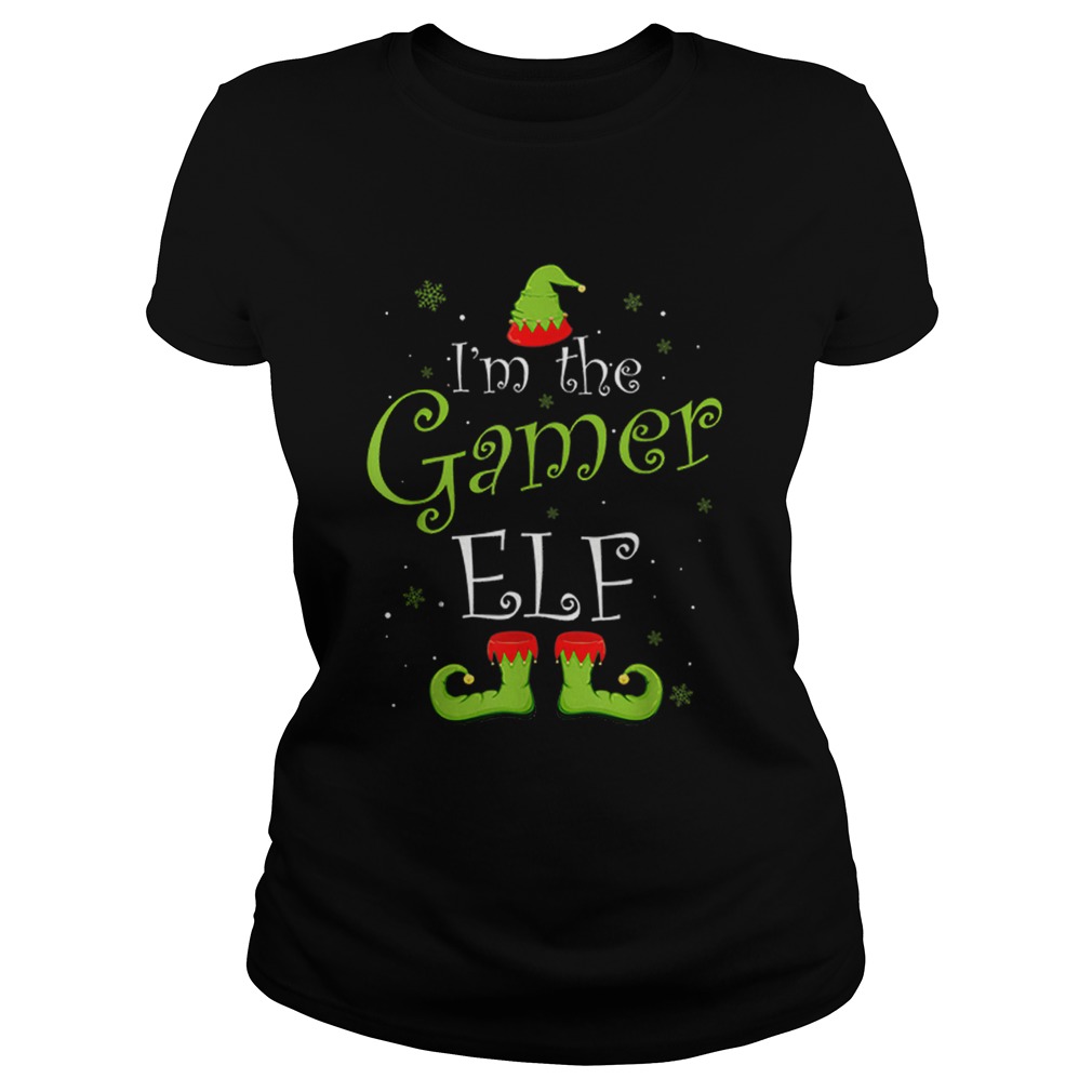 Im The Gamer Elf Matching Family Group Christmas Funny Xmas Classic Ladies
