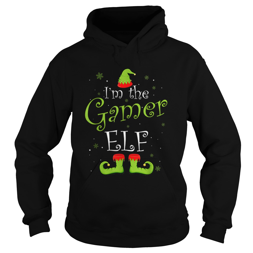 Im The Gamer Elf Matching Family Group Christmas Funny Xmas Hoodie
