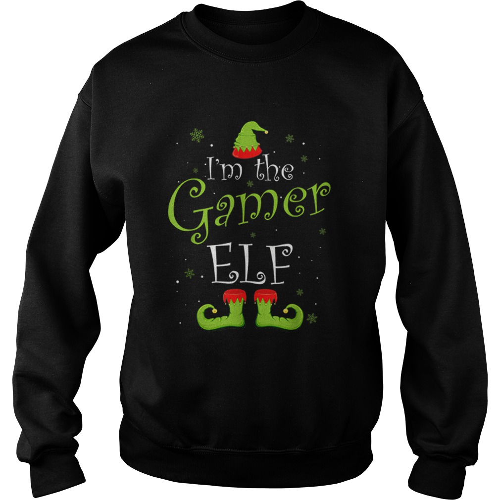 Im The Gamer Elf Matching Family Group Christmas Funny Xmas Sweatshirt
