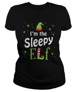 Im The Sleepy Elf Funny Group Matching Family Xmas Gift  Classic Ladies