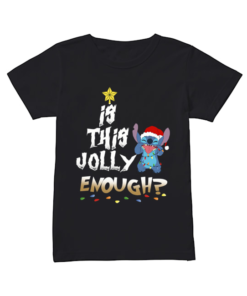 Is this Jolly Enough Stitch Christmas  Classic Women's T-shirt