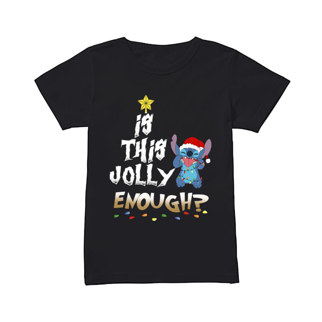 Is this Jolly Enough Stitch Christmas Classic Women's T-shirt