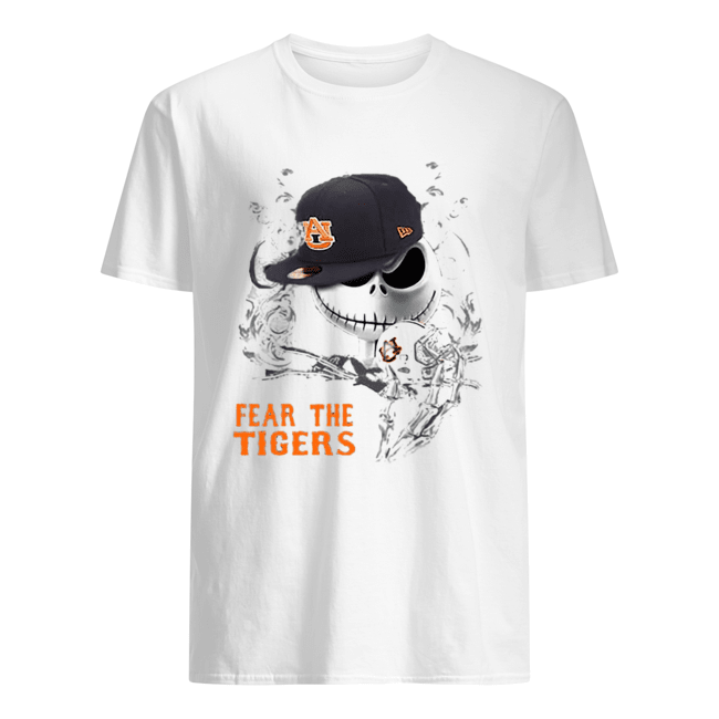 Jack Skellington Fear the Auburn Tigers shirt