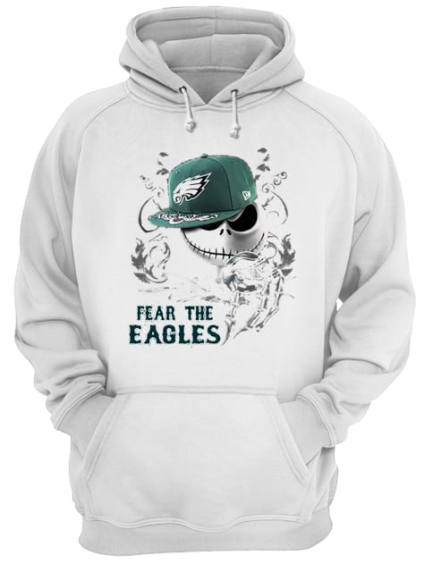 Jack Skellington Fear the Philadelphia Eagles Unisex Hoodie