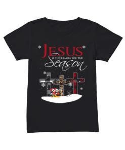 Jesus is the reason for the season christmas cross Mickey Mouse  Classic Women's T-shirt