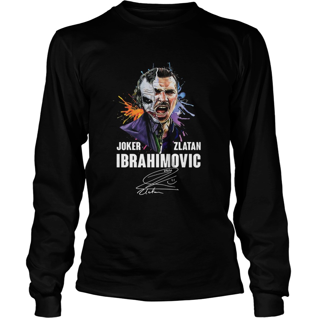 Joker Zlatan Ibrahimovic signature LongSleeve