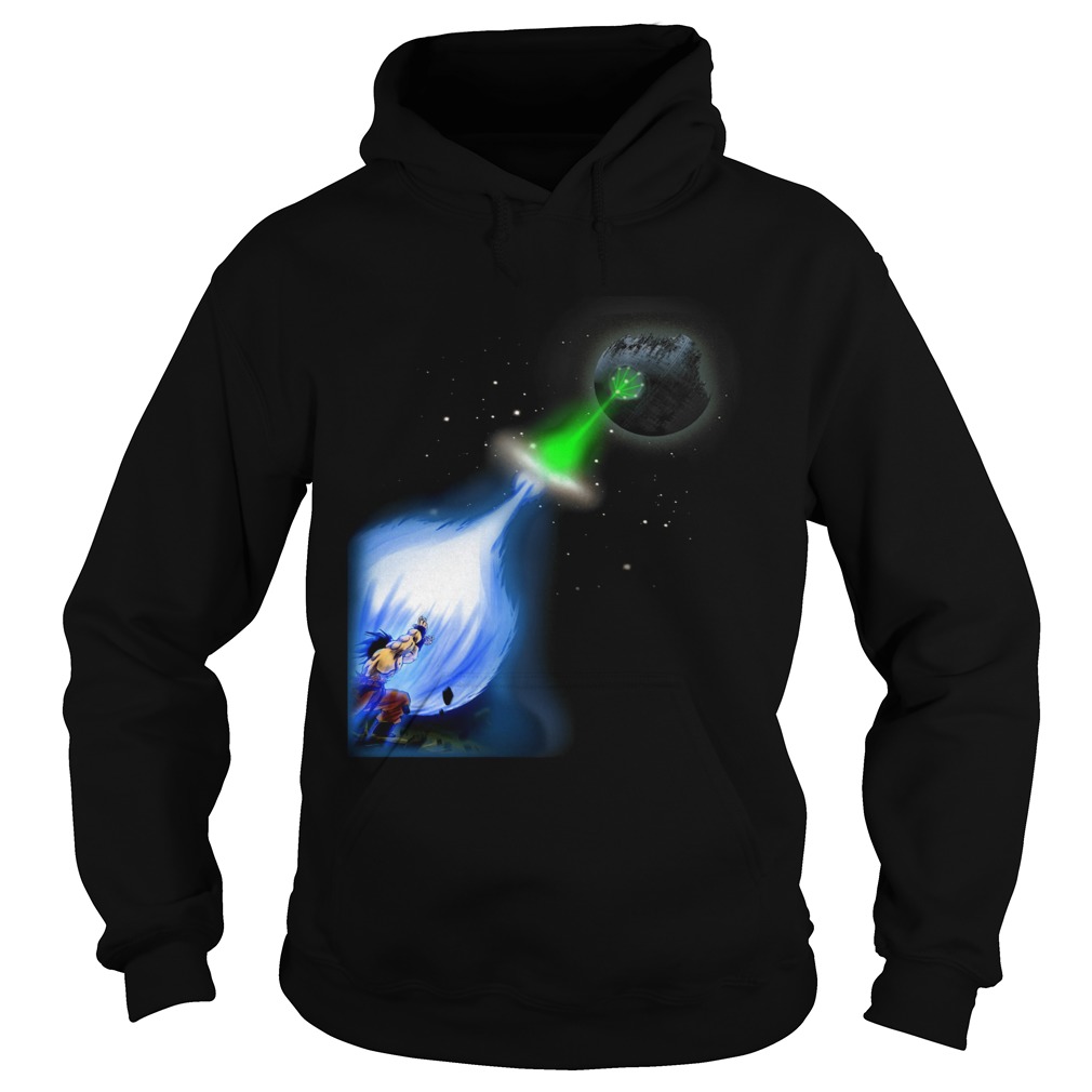 Kamehameha Goku Vs Death Star Superlaser Hoodie