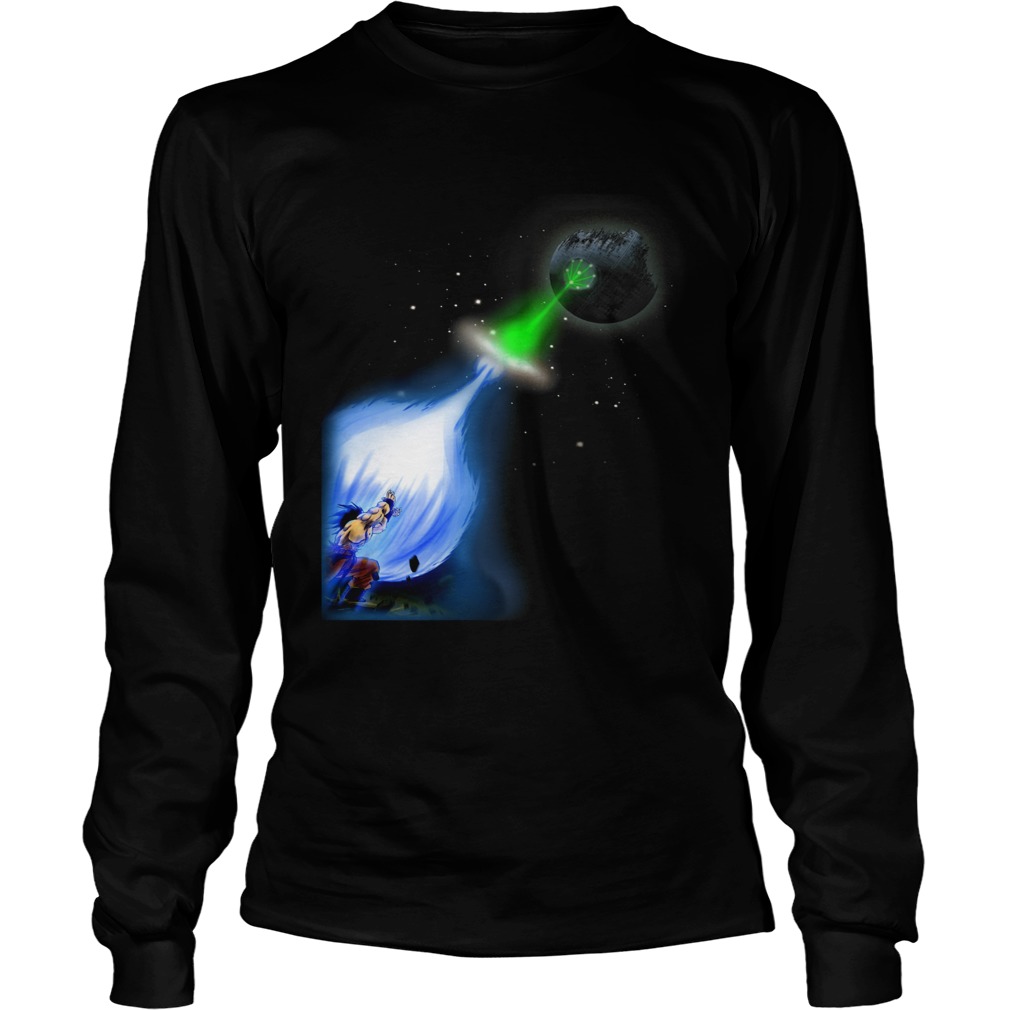 Kamehameha Goku Vs Death Star Superlaser LongSleeve