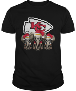 Kansas City Chiefs Elephant Christmas  Unisex