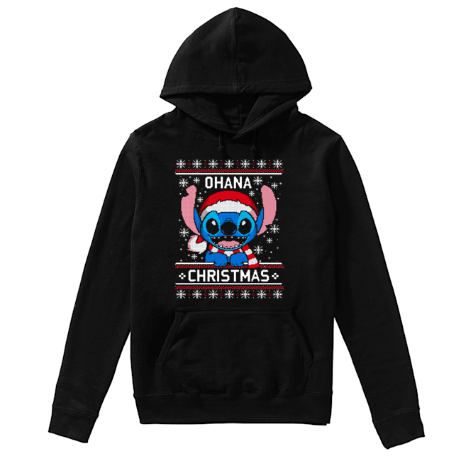 Lilo And Stitch Ugly Christmas Unisex Hoodie