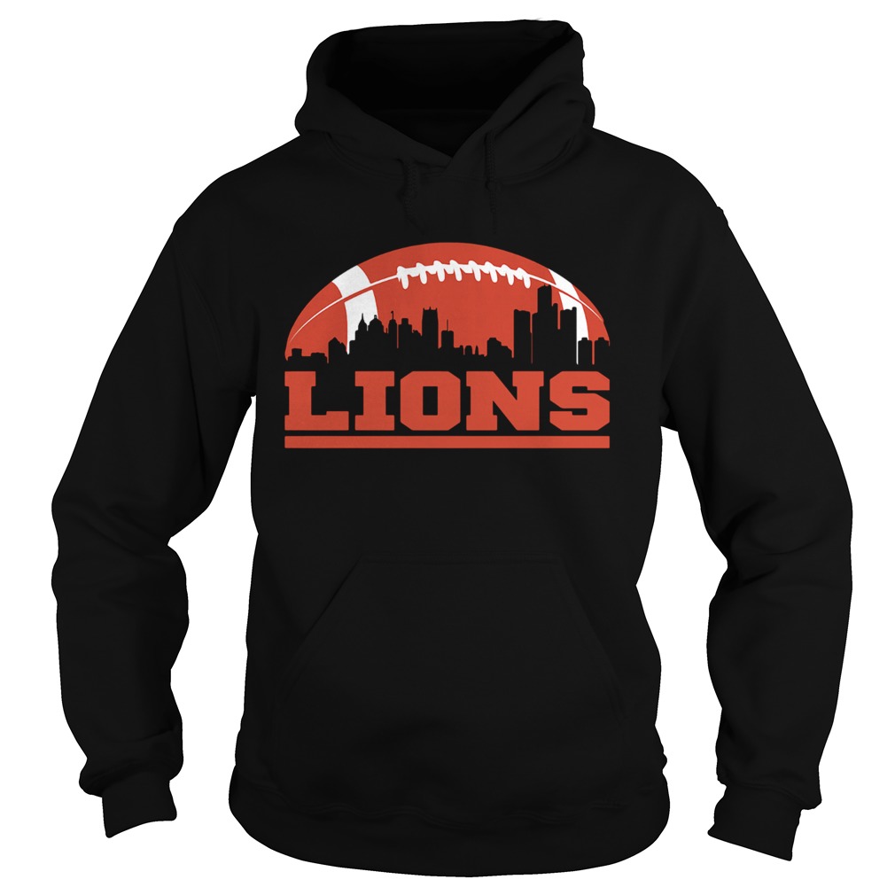 Lions Football Skyline Hoodie