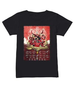 Liverpool FC You’ll never Walk Alone 1977 2019 Champions thank you for the memories signatures  Classic Women's T-shirt