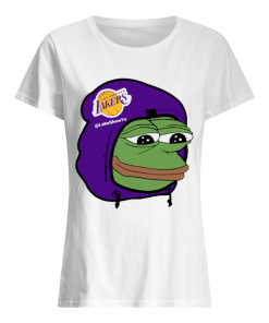 Los Angeles Lakers Sad Pepe the Frog  Classic Women's T-shirt