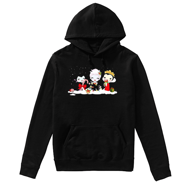 Maleficent Ursula Evil Queen Merry Christmas Unisex Hoodie