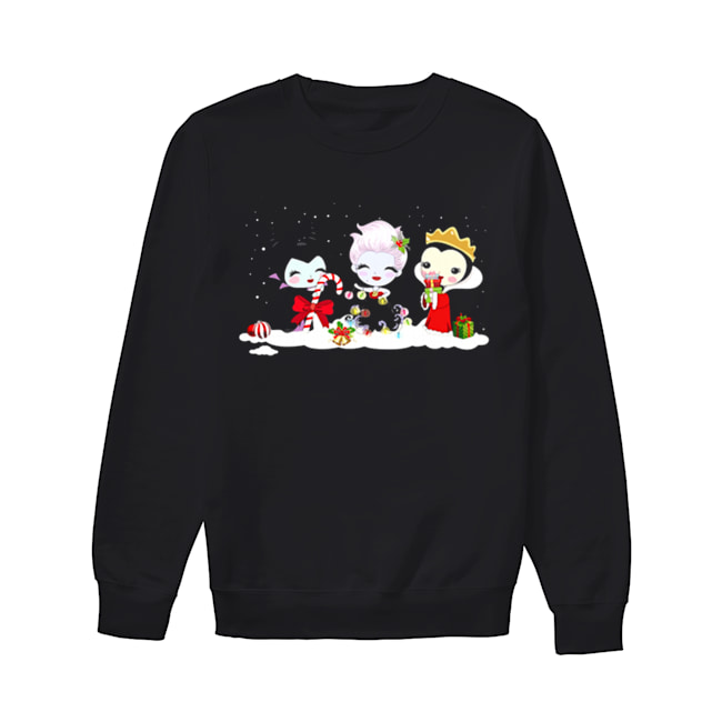 Maleficent Ursula Evil Queen Merry Christmas Unisex Sweatshirt