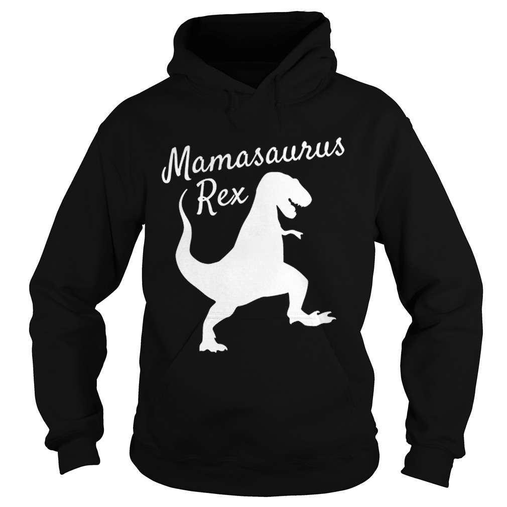 Mama Saurus Rex Family Dinosaur Christmas Pajamas Hoodie