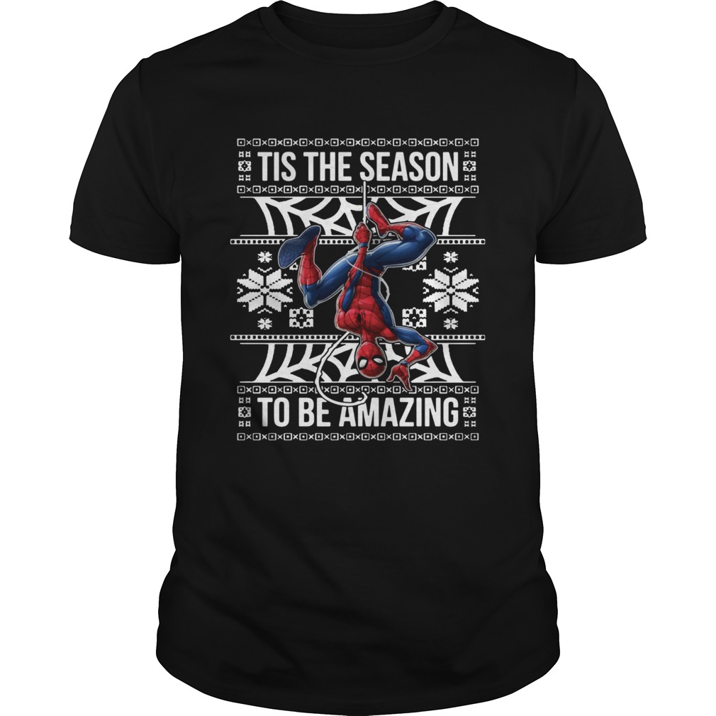 Marvel Spider Man Tis The Season To Be Amazing Ugly Christmas shirt