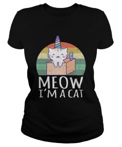 Meow Im a Cat vintage  Classic Ladies